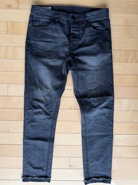 one teaspoon men’s mr blues jett black jeans size 30